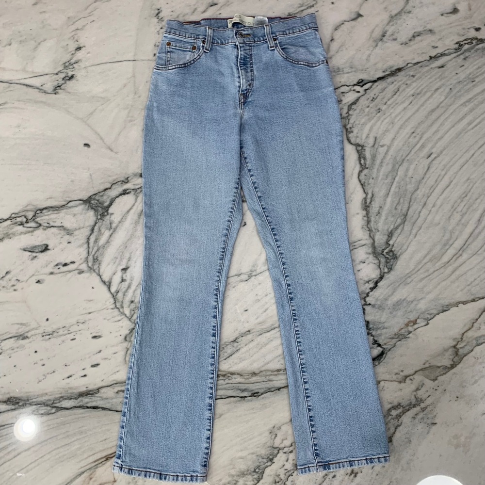 Levi's Y2K Vintage Bootcut Jeans‎ Women's 6M Mid Rise Relaxed Made in Feb. 2000